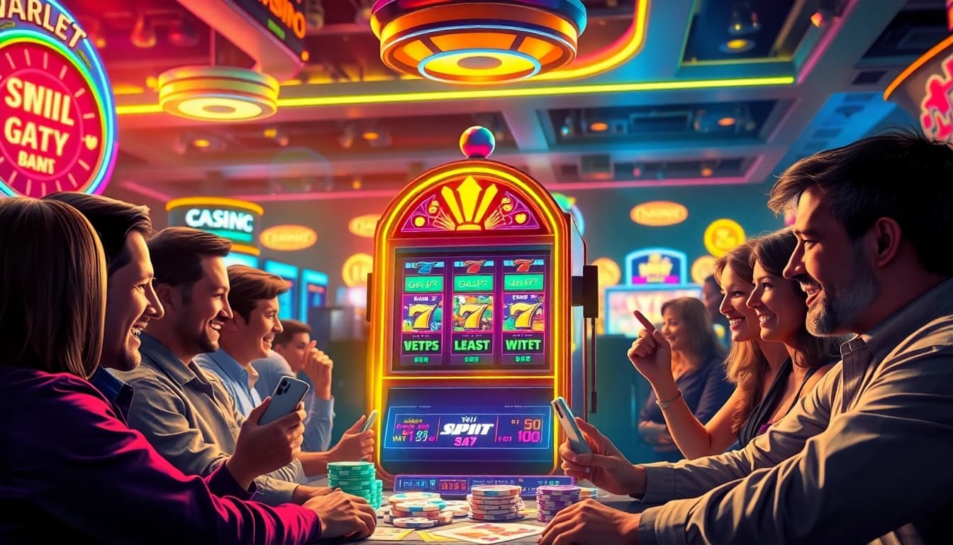 Menang besar di slot gacor dengan suasana kasino yang seru dan cerah.