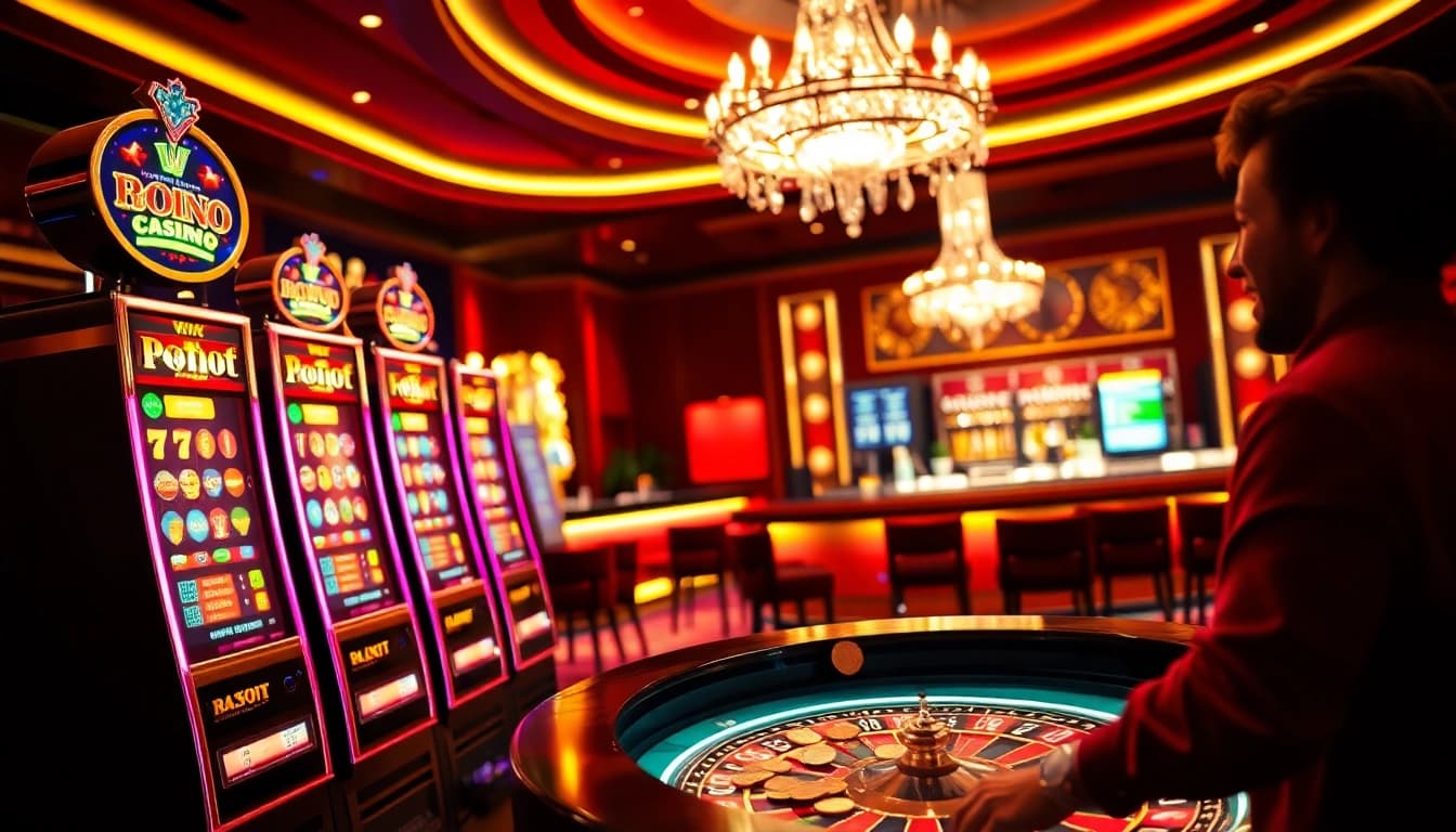 Gagnez sur les meilleurs sites de casino sans bonus de dépôt avec des machines à sous colorées.