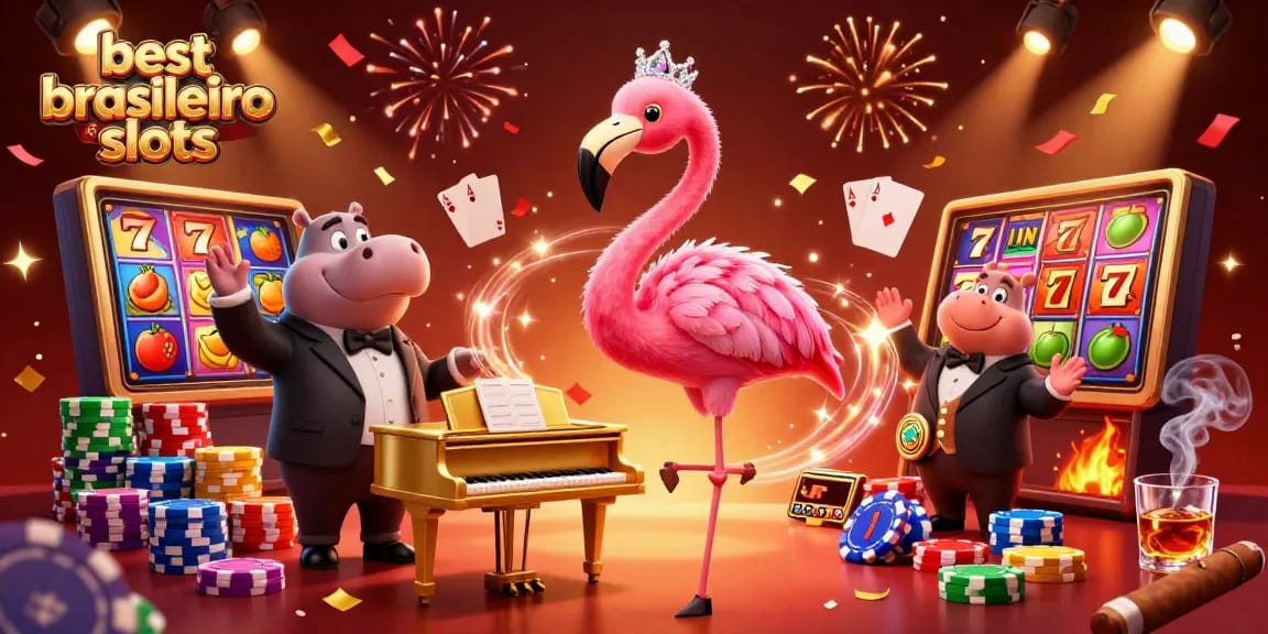 Spin on the vibrant best brasileiro slots as flamingos and hippos bring the casino to life!