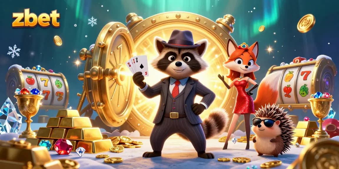 Experience a lively zbet casino scene with characters and treasures that bring fun and excitement to players.