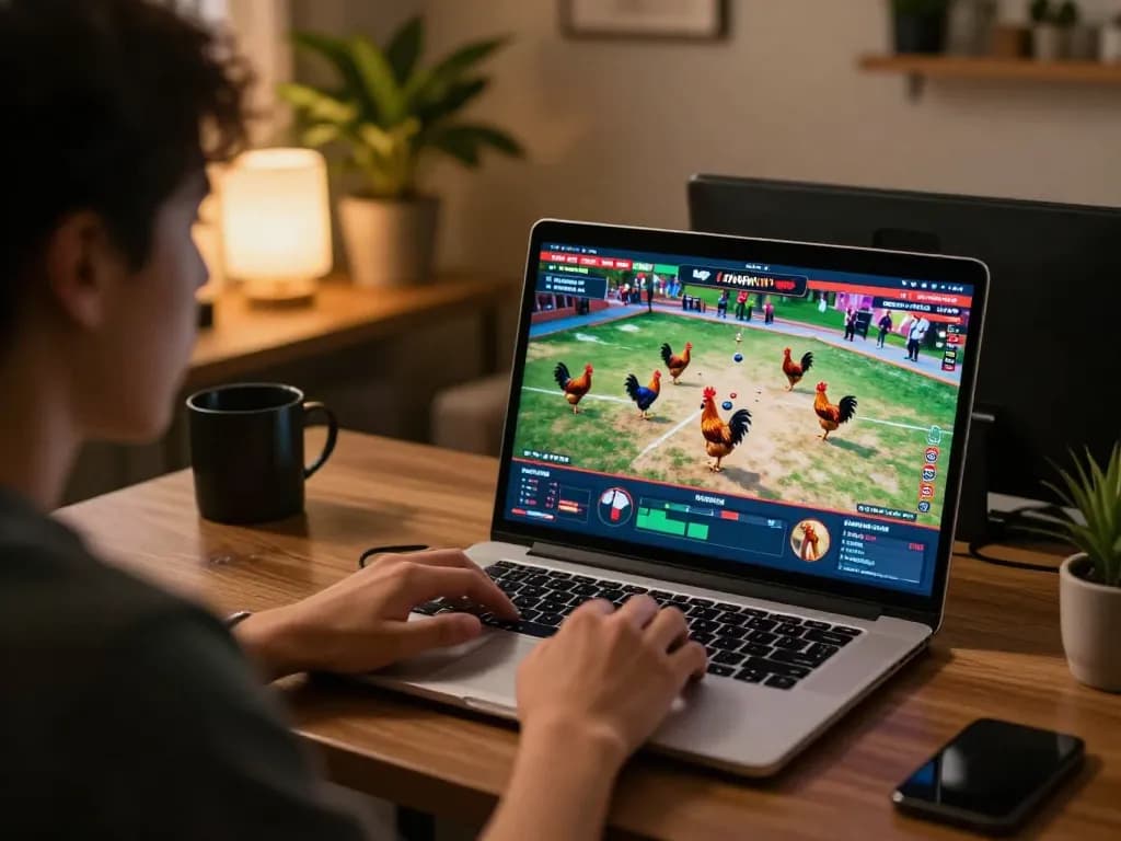 Engage in đá gà thomo online betting, watching vibrant live matches on high-definition streaming.