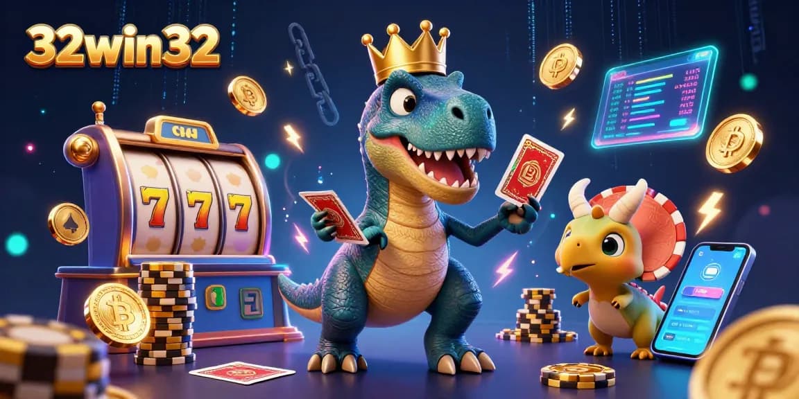 Experience thrilling gameplay with 32win32 as a T-Rex and friends explore the casino world.