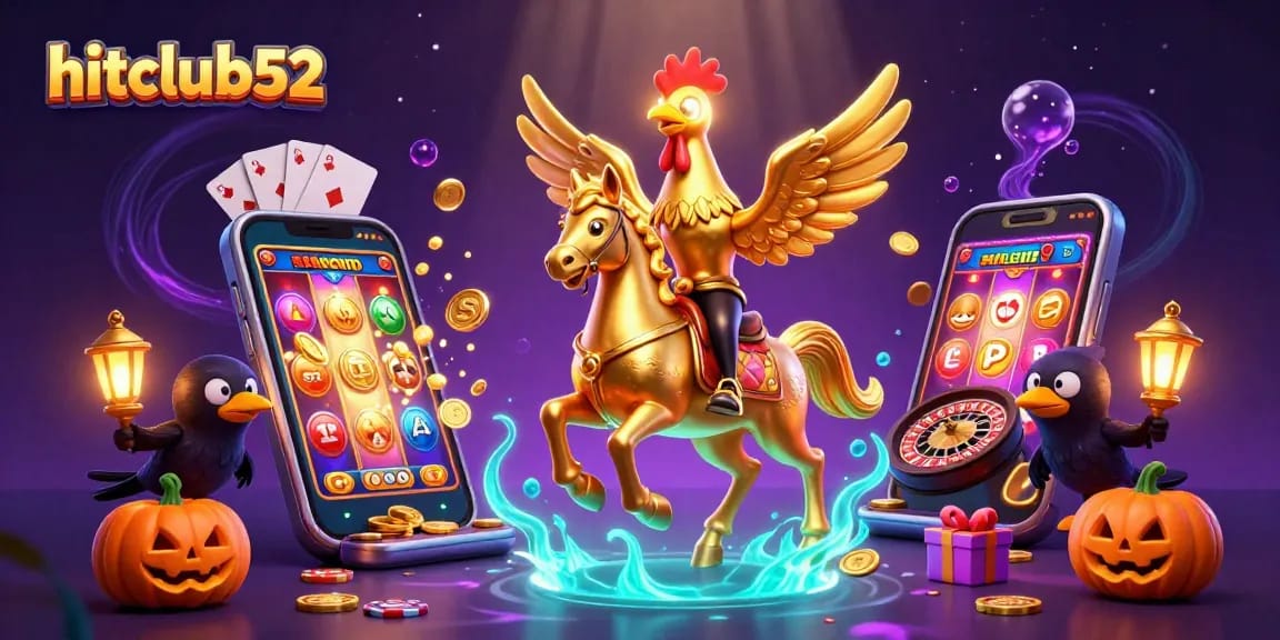 Experience thrilling wins at hitclub52 with golden rooster in vibrant casino adventure.