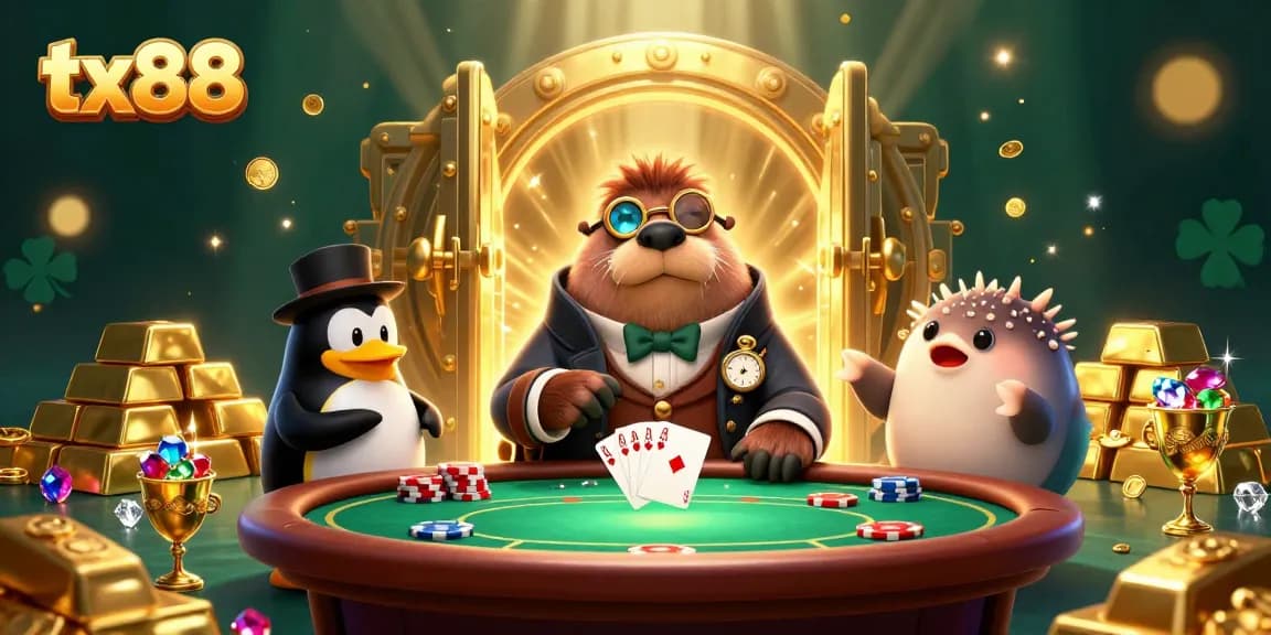 Experience thrilling poker action with tx88 undersea fortune in a vibrant casino scene.