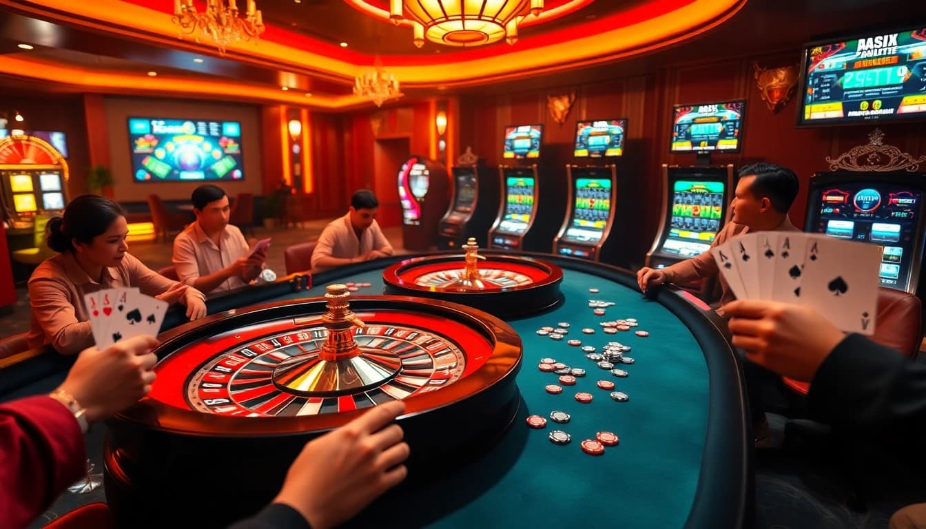 Experience thrilling gameplay with a luxurious ambiance at https://seoshbet.vip/, featuring vibrant poker and roulette action.