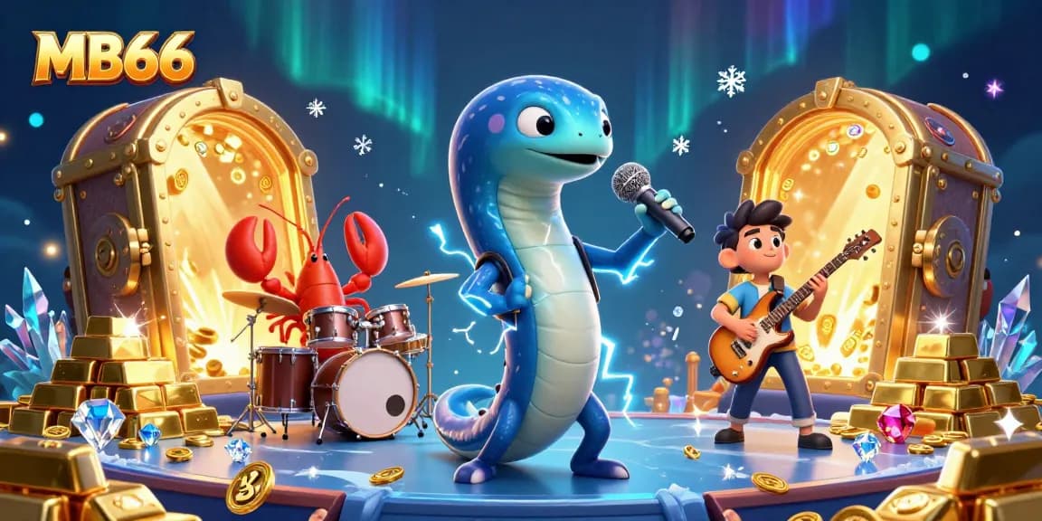 Experience exciting gameplay with MB66 at the underwater casino featuring vibrant characters, sparkling gems, and golden treasures.
