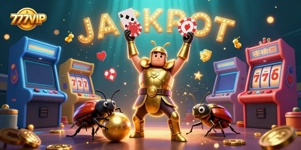 Engage in thrilling wins with 777VIP casino featuring a herculean beetle champion!