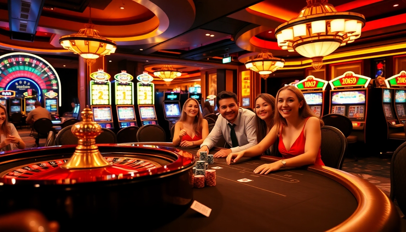Experience the thrill at rr88 casino with exciting games like blackjack and roulette in a luxurious setting.