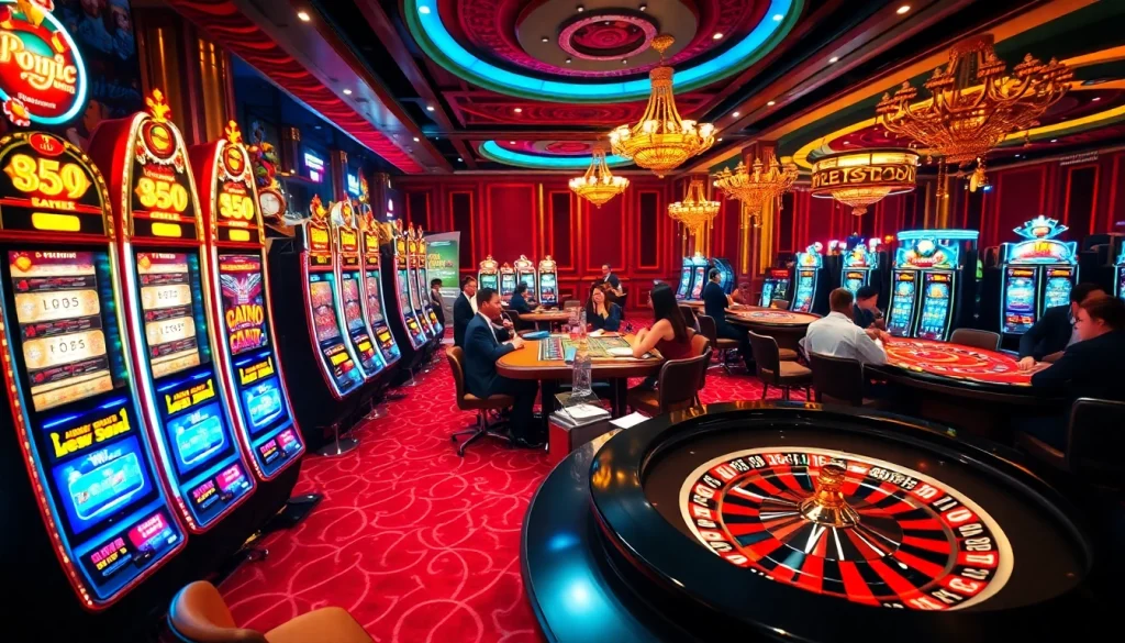 Experience thrilling casino action with tải sunwin's vibrant slot machines and poker tables.