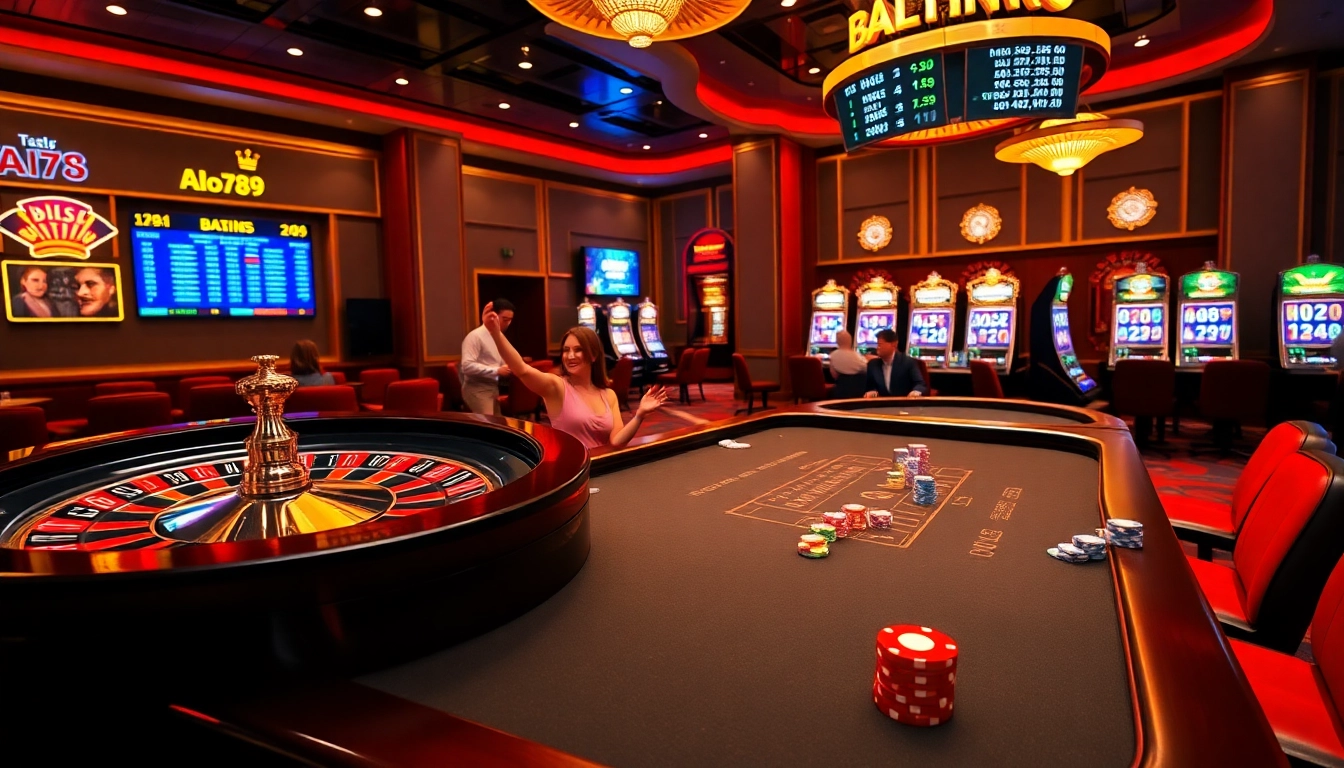 Experience the thrill of alo789 online gambling with dynamic tables and vibrant atmosphere.