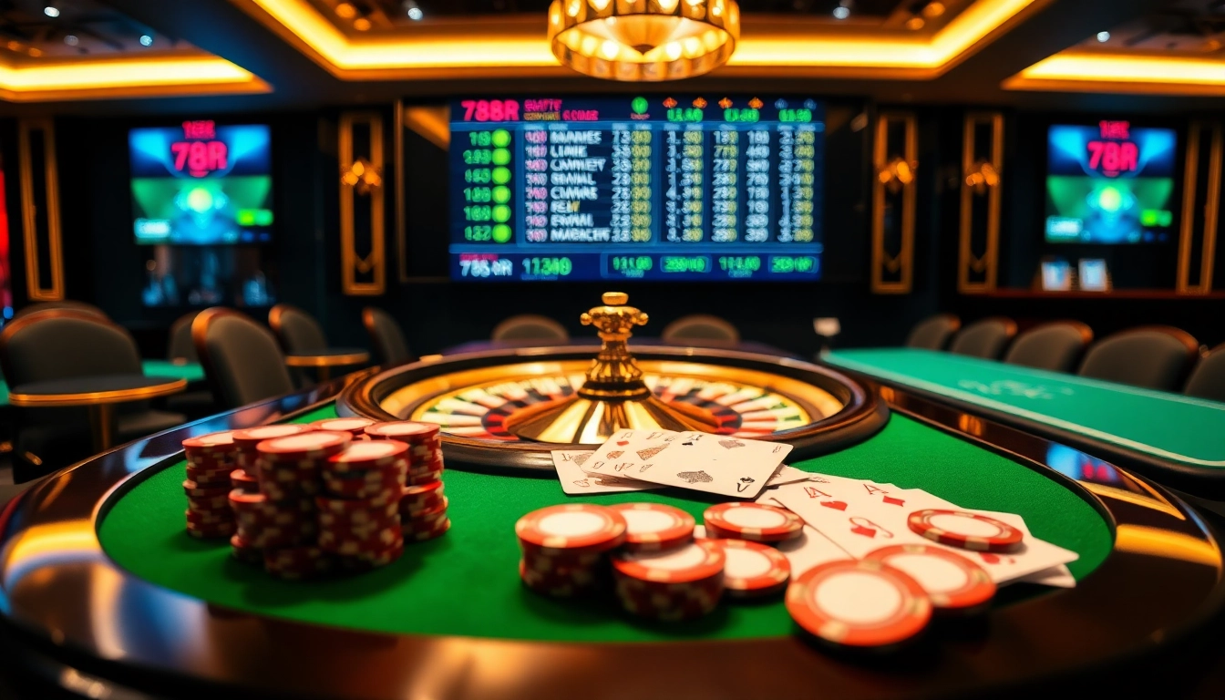 Experimente jogos de alto risco na 78BR com visuais vibrantes de roleta e pôquer.